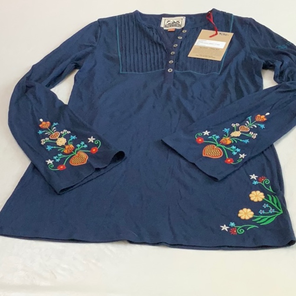 Alp-n-Rock LOFOTEN Embroidered tunic - Navy